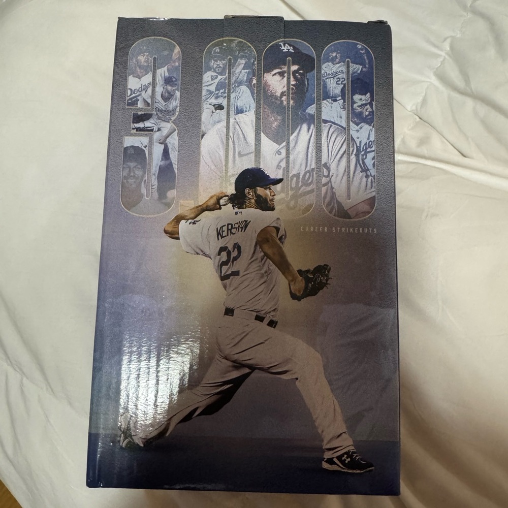 Clayton Kershaw 3000 Strikeout Bobblehead
